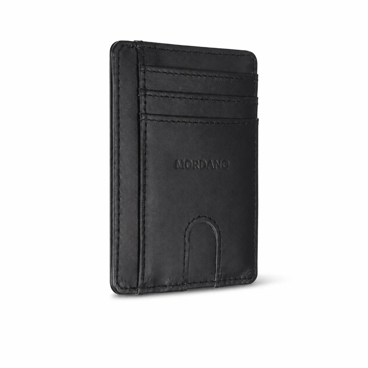 1_7ccd55db-d5b8-46a5-bd61-1f301fd76ae9 Black leather cardholder with multiple slots