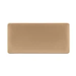Rectangular beige makeup compact